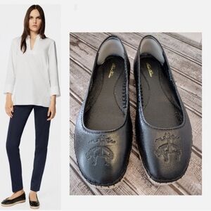 Brooks Brothers Leather Espadrille Flats, 9